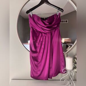 Fuchsia cocktail dress
